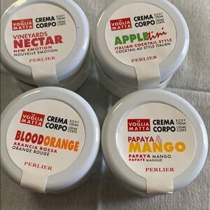 Perlier body cream lot of 4 sealed 1 oz each  new